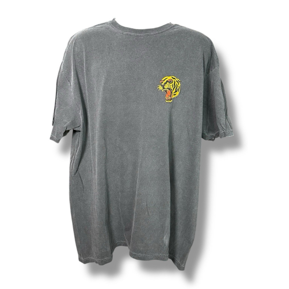 Dashboard Confessional 2 Side Graphic T-shirt Gray Roaring Tiger Concert Tee 2XL